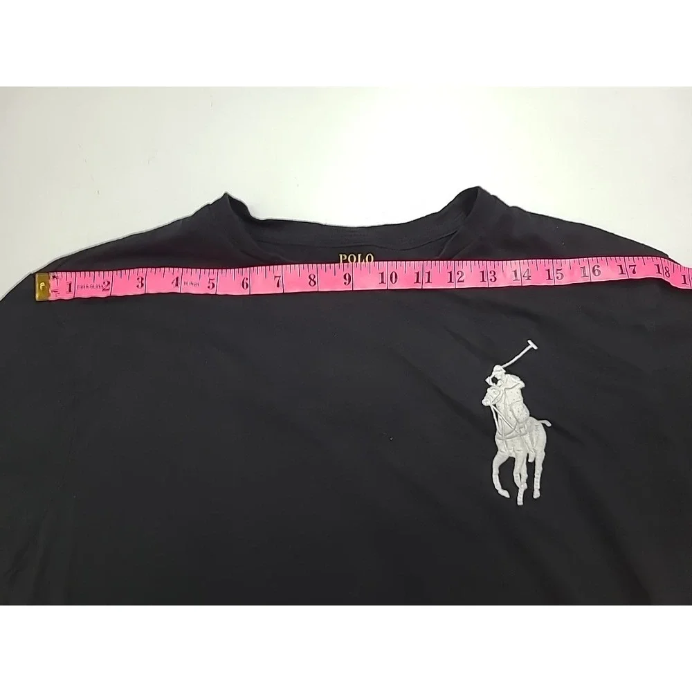 Polo Ralph Lauren Embroidered Big Pony Number 3 T Shirt With‎ Issues please read